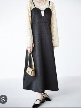 NWT★ Black Maxi Dress From Japan